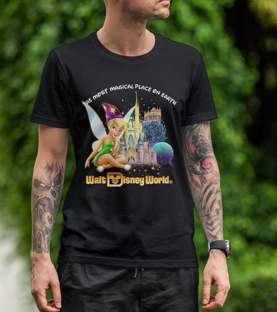 Tinkerbell Walt Disney World The Most Magical Place On Earth T-Shirt