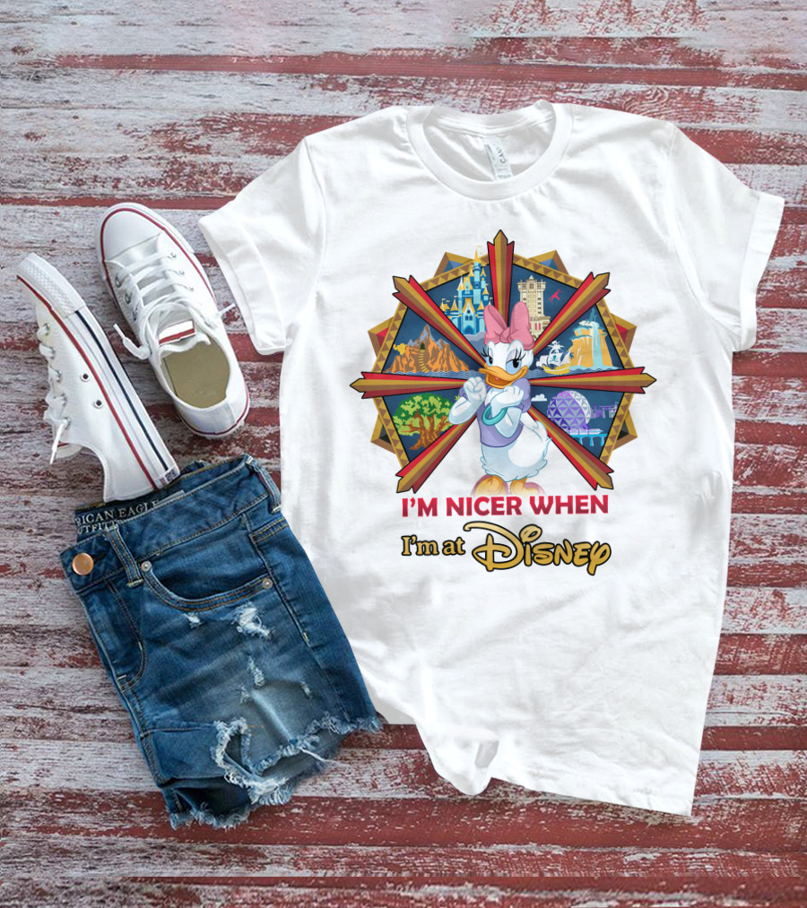 I'm Nicer When I'm At Disney Daisy Duck T-Shirt