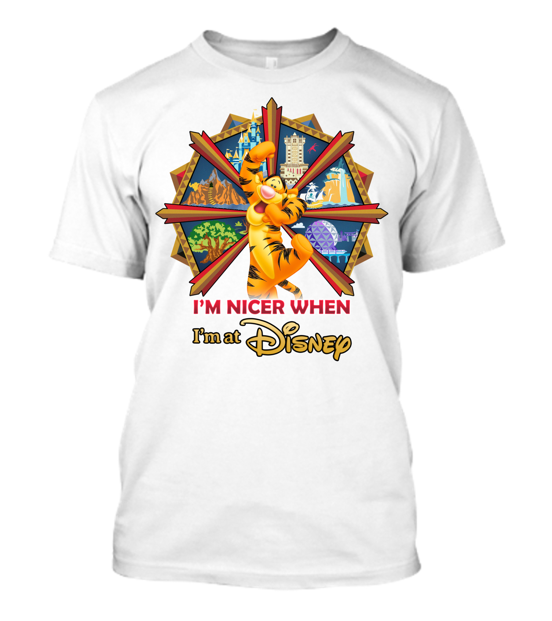 Tigger I'm Nicer When I'm At Disney T-Shirt