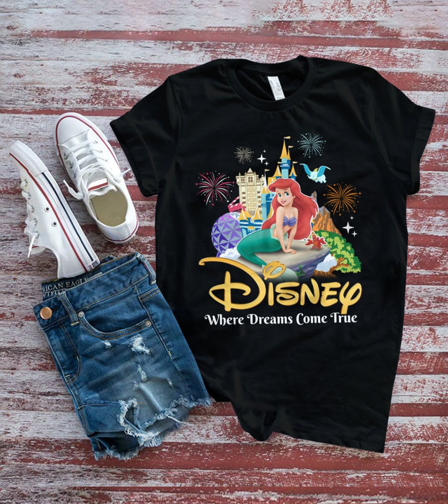Disney Ariel Where Dreams Come True T-Shirt