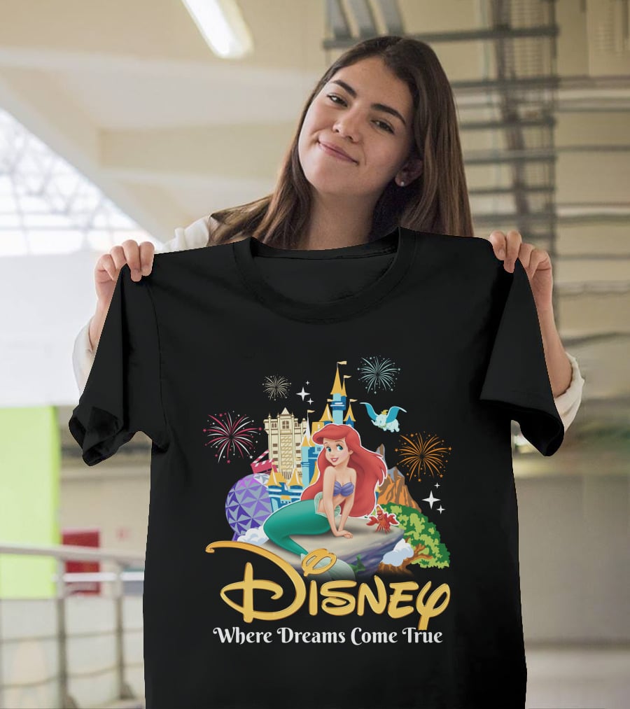 Disney Ariel Where Dreams Come True T-Shirt