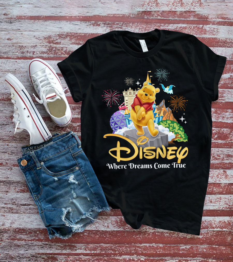 Disney Winnie The Pooh Where Dreams Come True T-Shirt