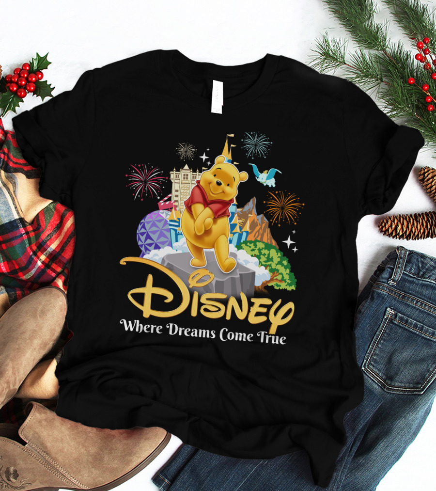 Disney Winnie The Pooh Where Dreams Come True T-Shirt