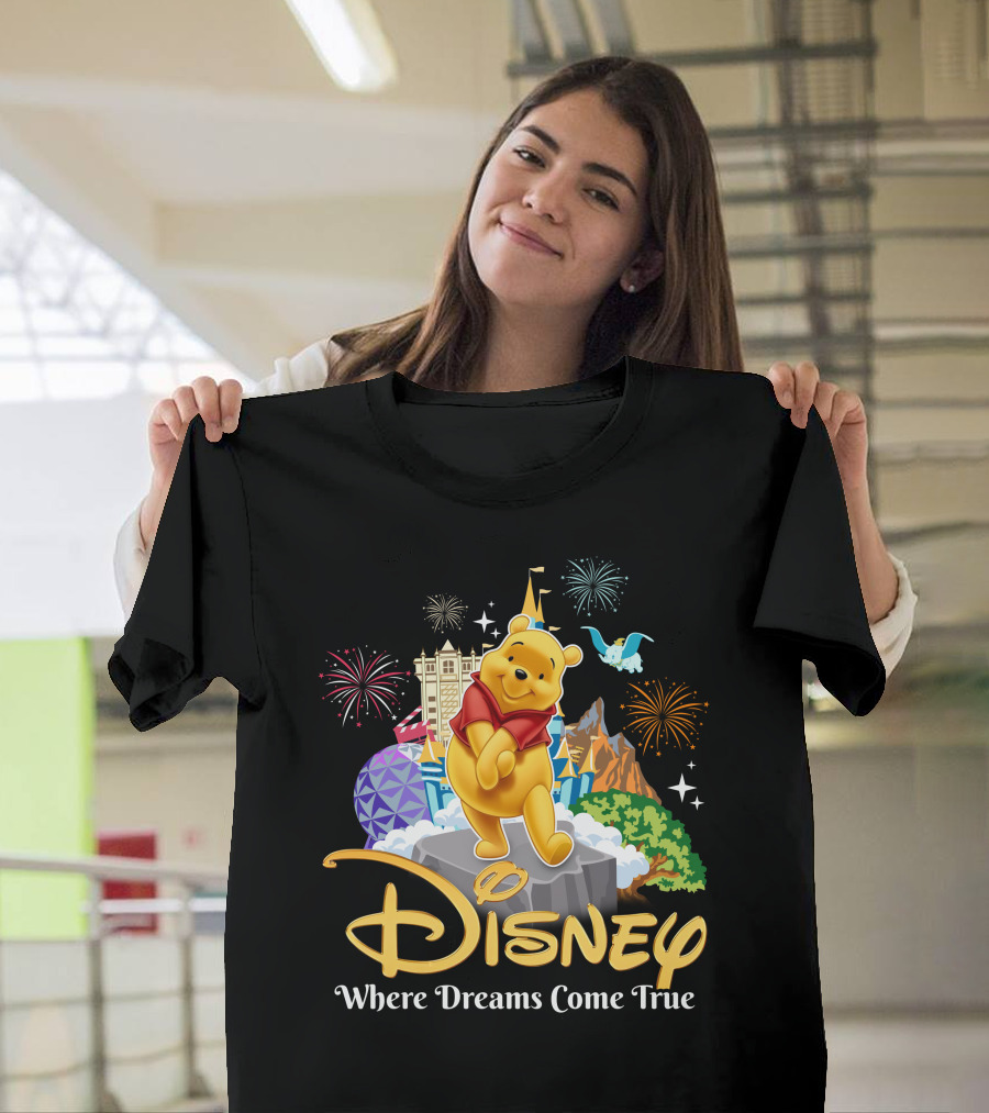 Disney Winnie The Pooh Where Dreams Come True T-Shirt
