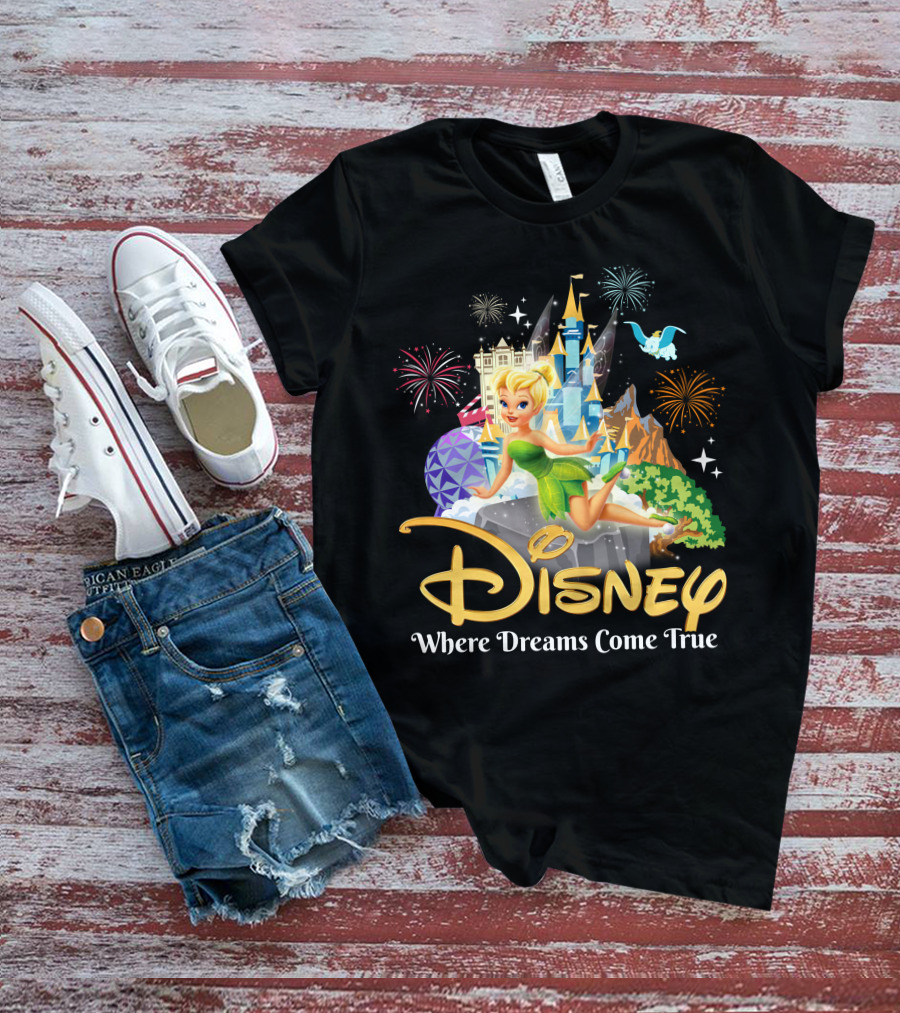 Disney Tinker Bell Where Dreams Come True T-Shirt