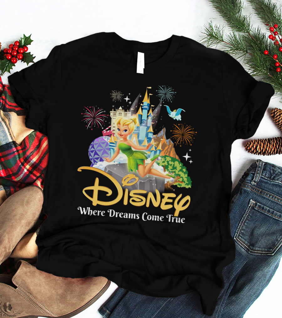 Disney Tinker Bell Where Dreams Come True T-Shirt