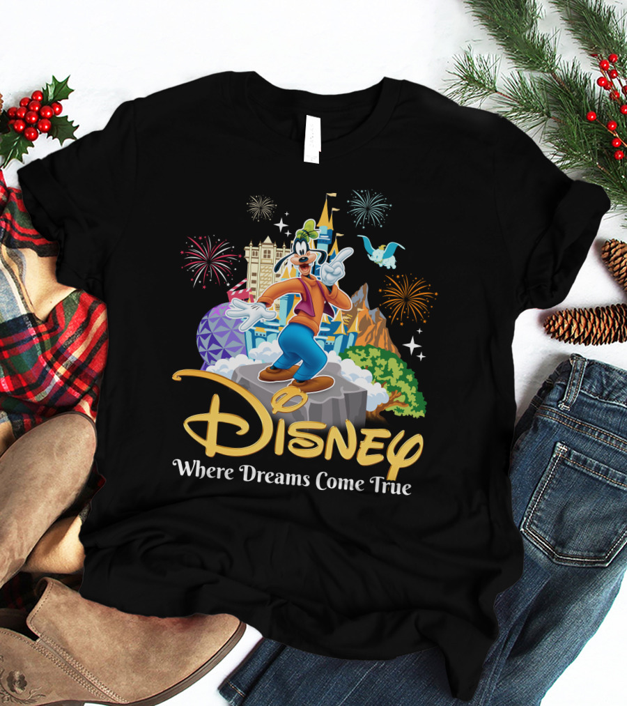 Disney Goofy Where Dreams Come True T-Shirt