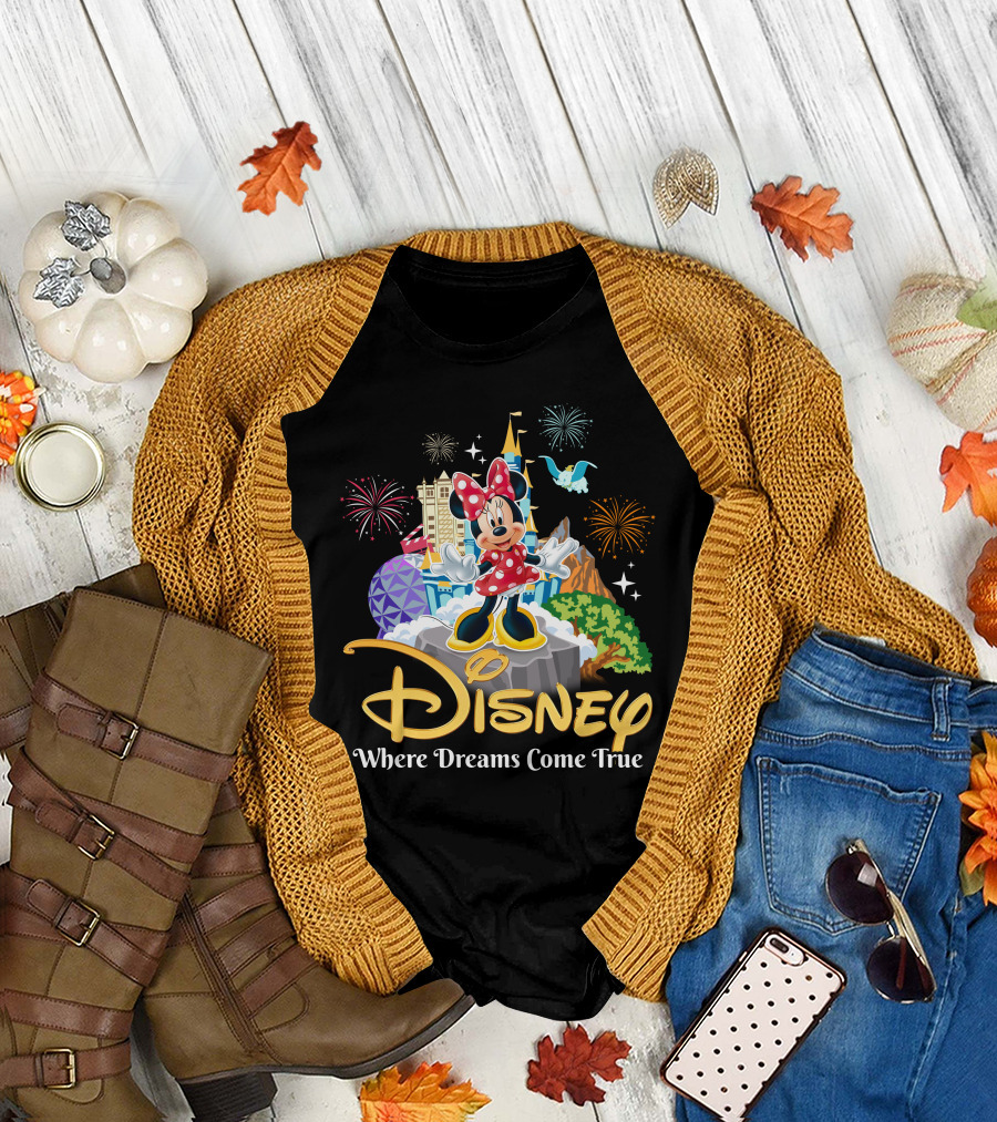 Disney Minnie Where Dreams Come True T-Shirt