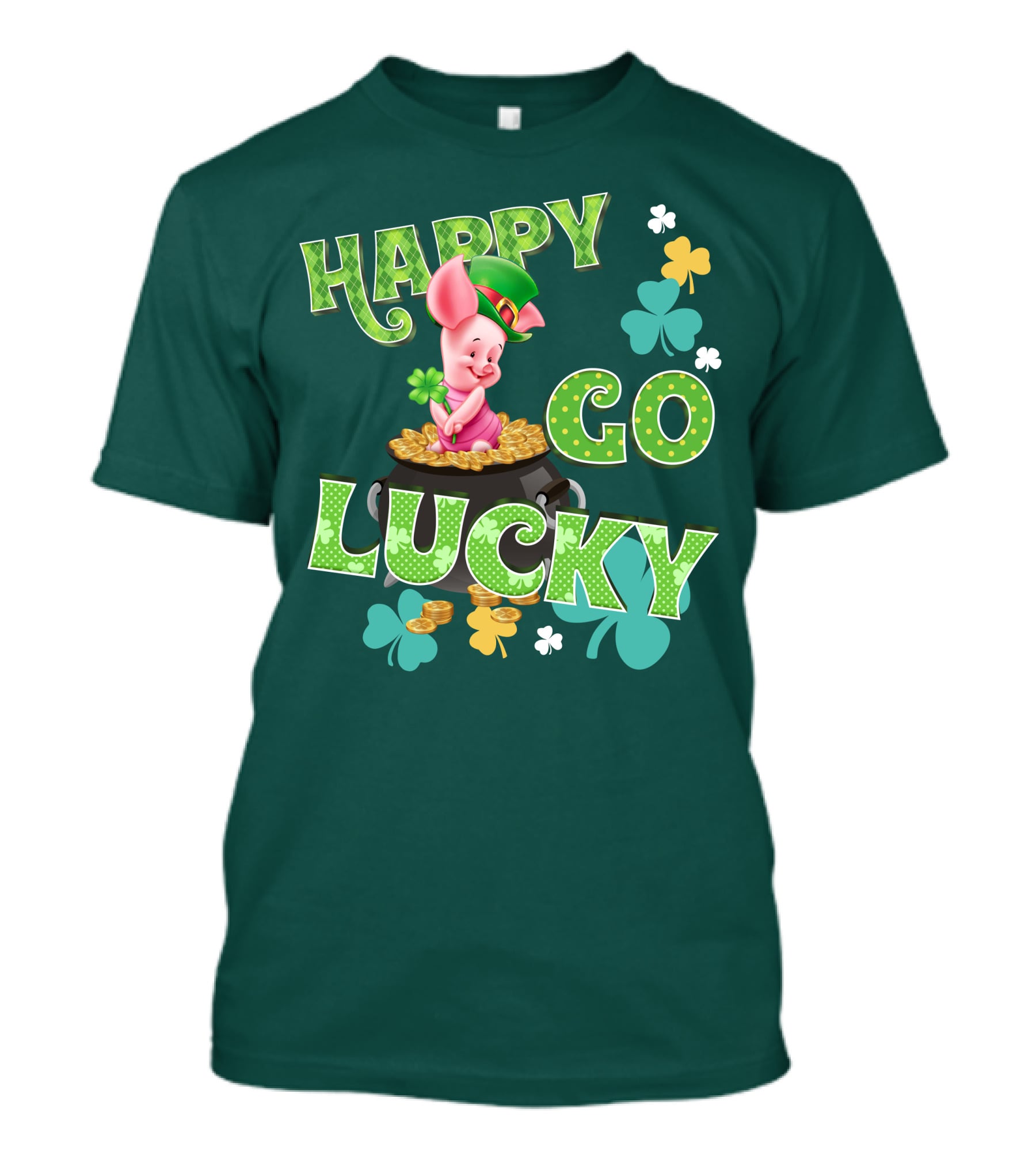 Happy Go Lucky Piglet T-Shirt