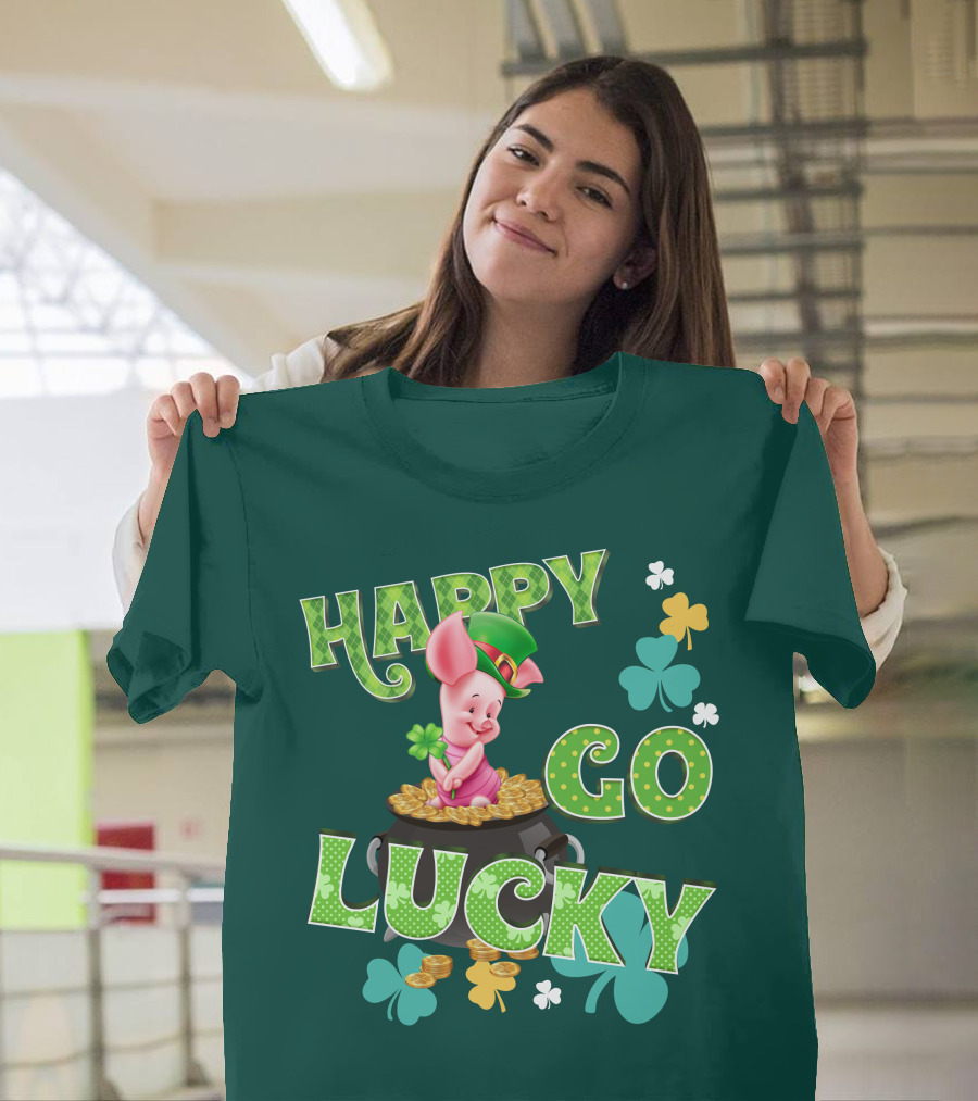 Happy Go Lucky Piglet T-Shirt