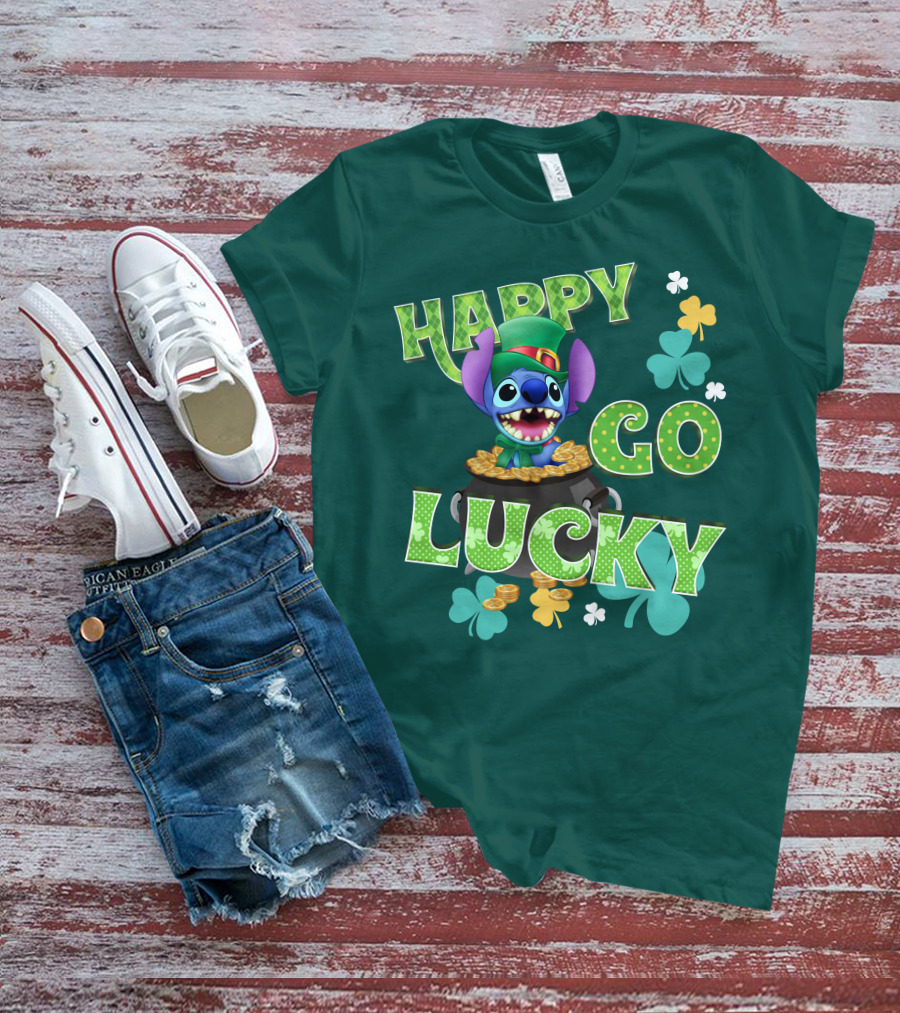 Happy Go Lucky Stitch T-Shirt