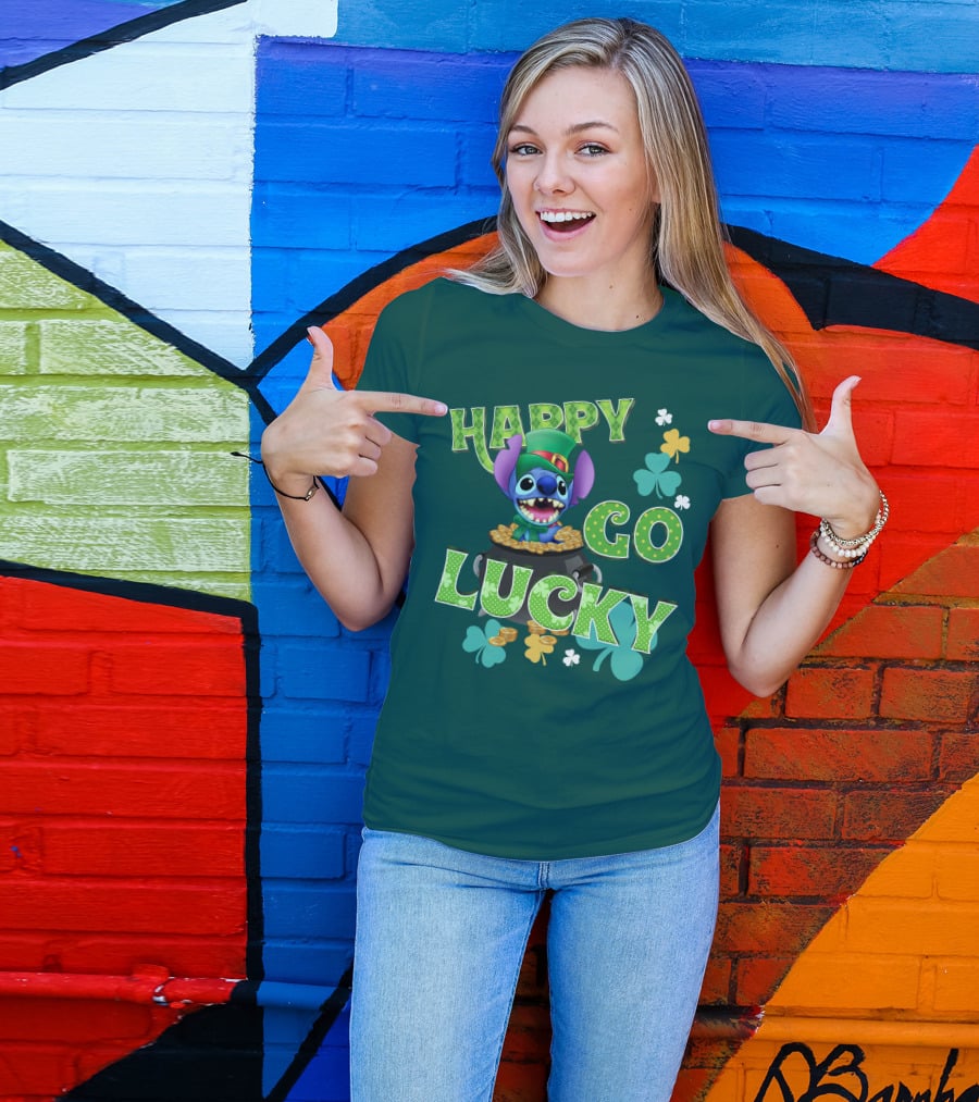 Happy Go Lucky Stitch T-Shirt