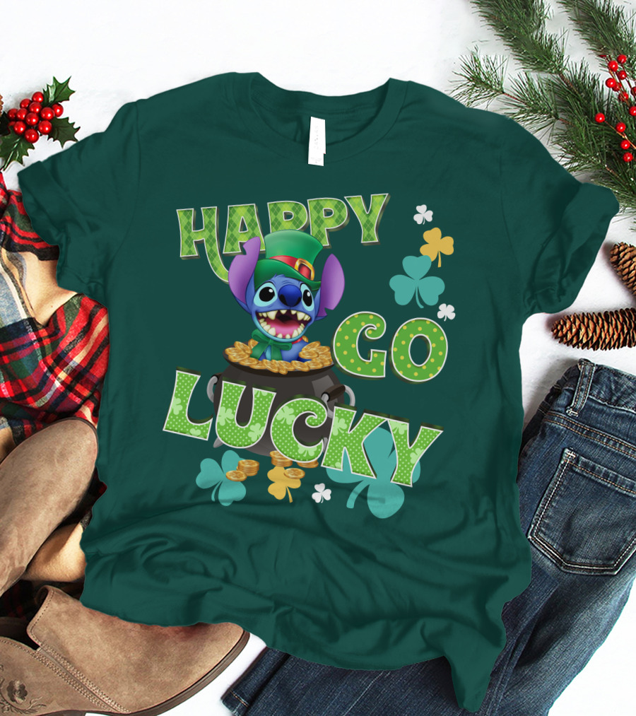 Happy Go Lucky Stitch T-Shirt