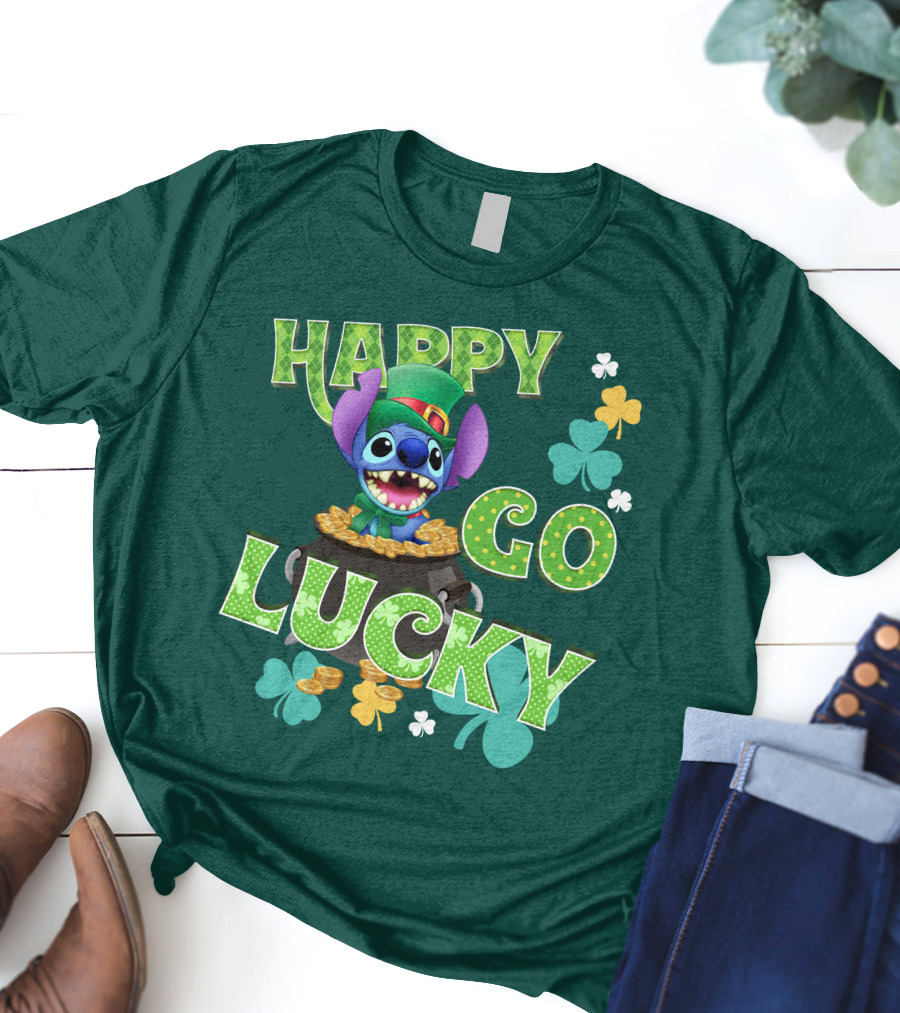 Happy Go Lucky Stitch T-Shirt