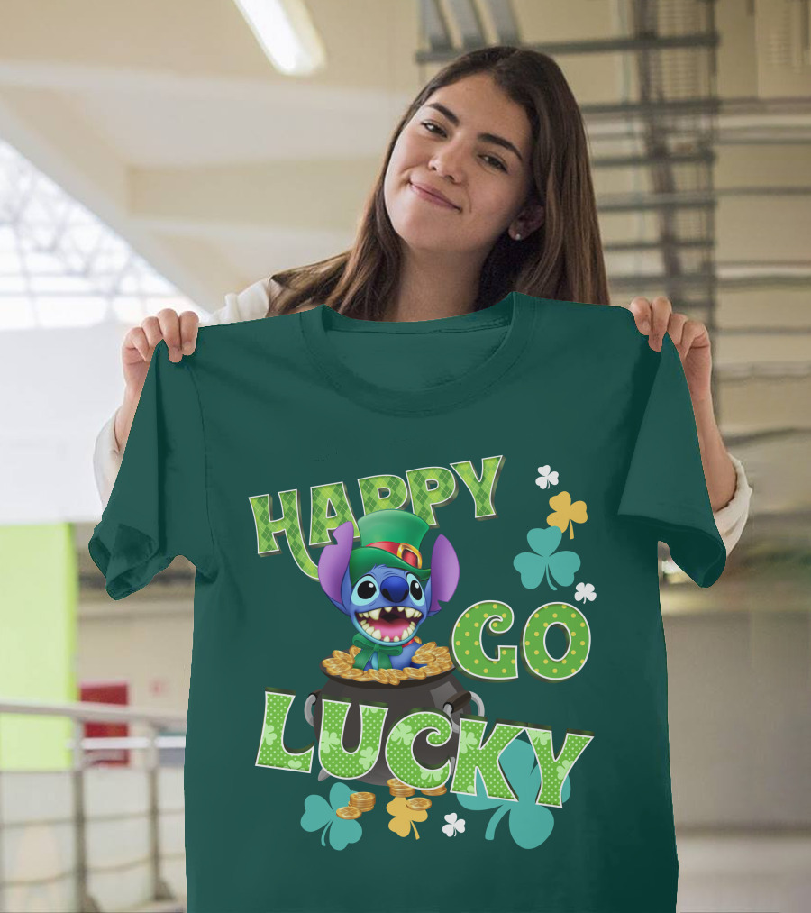 Happy Go Lucky Stitch T-Shirt
