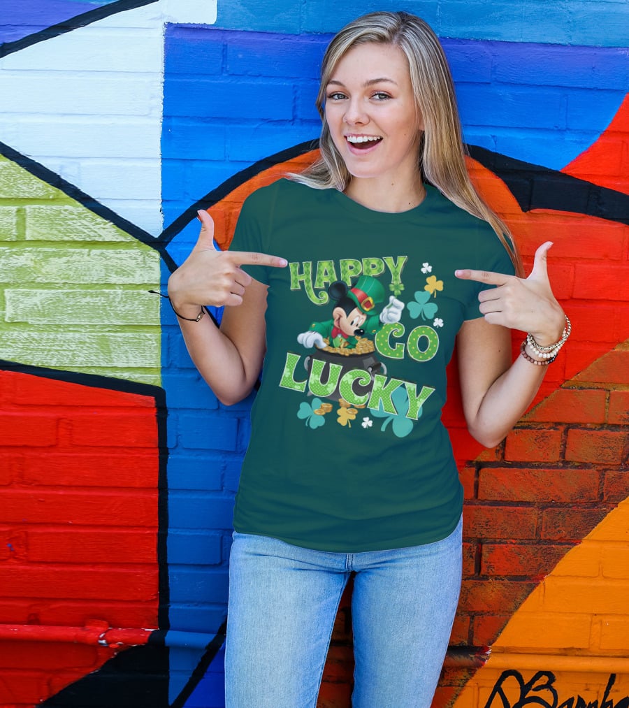 Happy Go Lucky Mickey T-Shirt