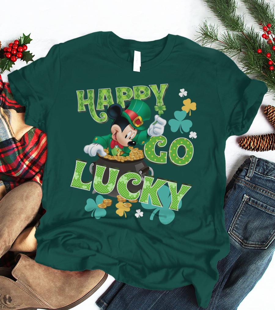 Happy Go Lucky Mickey T-Shirt