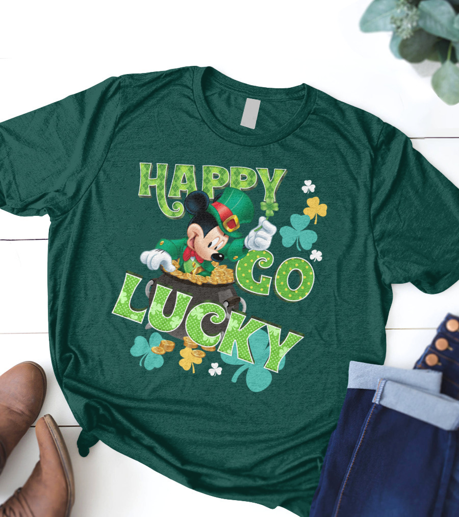Happy Go Lucky Mickey T-Shirt