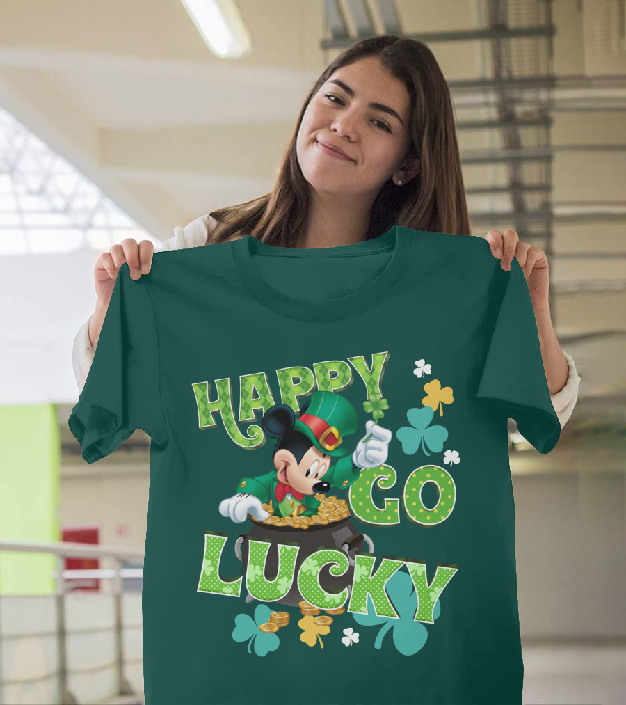 Happy Go Lucky Mickey T-Shirt