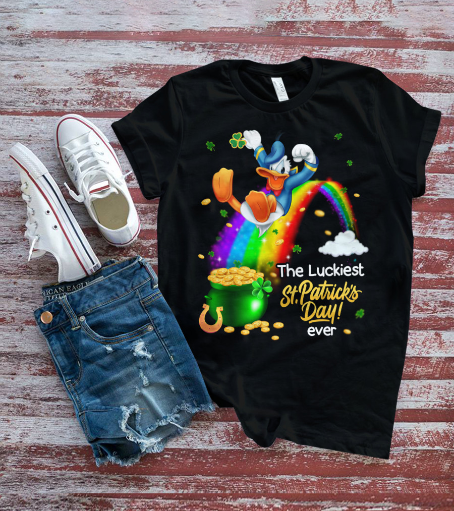Donald Duck The Luckiest St. Patrick's Day Ever T-Shirt