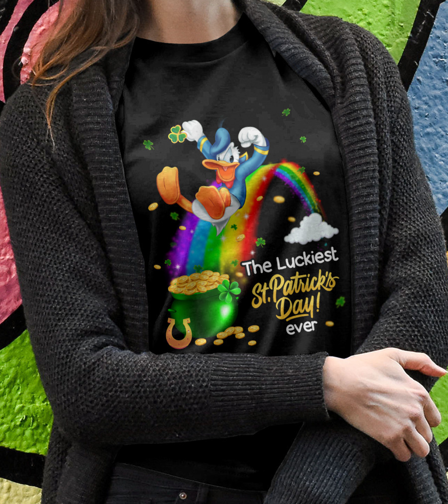 Donald Duck The Luckiest St. Patrick's Day Ever T-Shirt