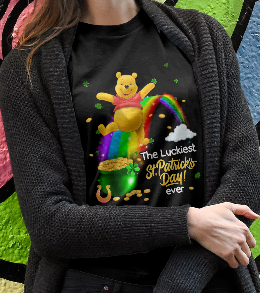 The Luckiest St. Patrick's Day Ever Pooh T-Shirt