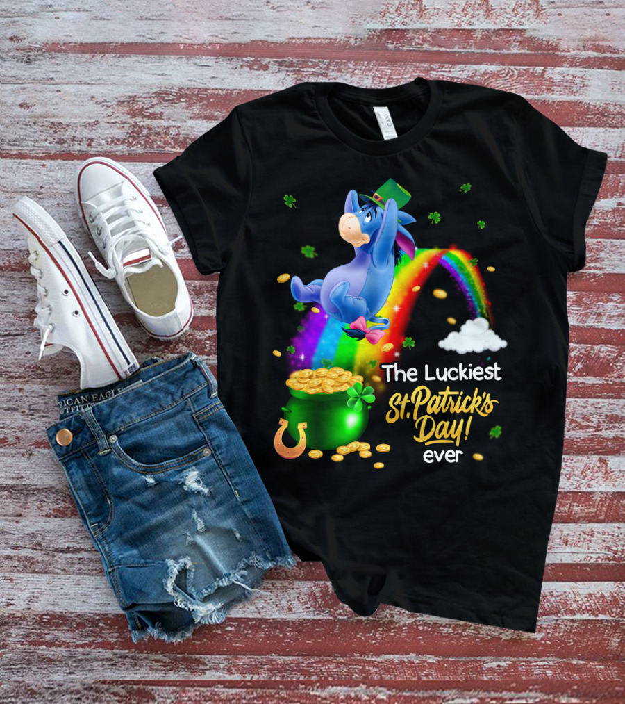Eeyore The Luckiest St. Patrick's Day Ever T-Shirt