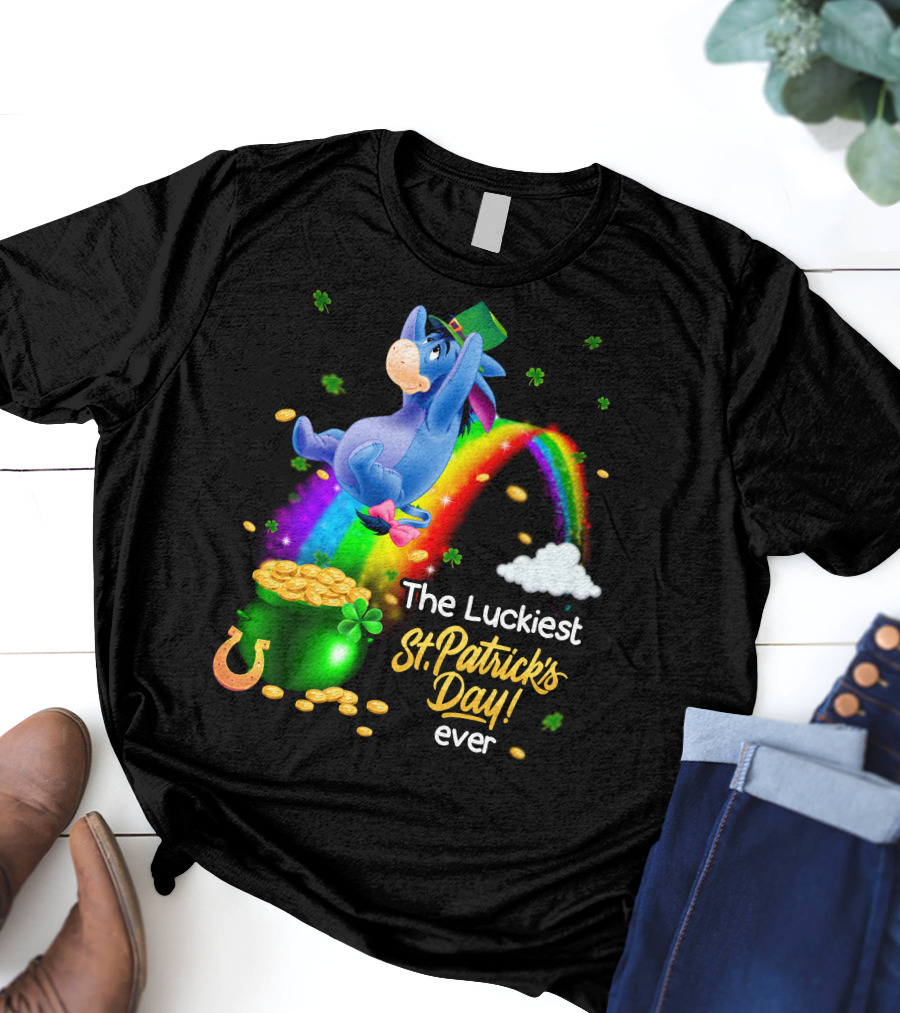 Eeyore The Luckiest St. Patrick's Day Ever T-Shirt