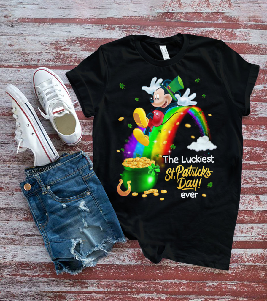 Mickey The Luckiest St. Patrick's Day Ever T-Shirt