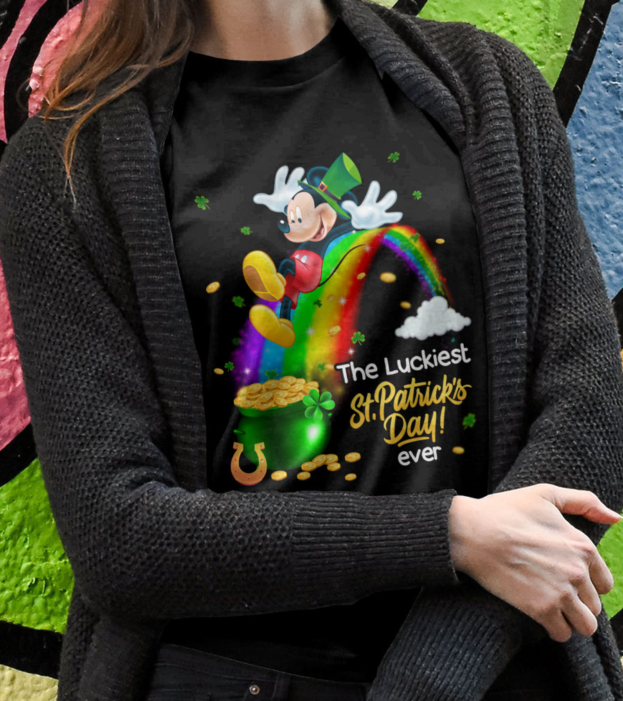 Mickey The Luckiest St. Patrick's Day Ever T-Shirt