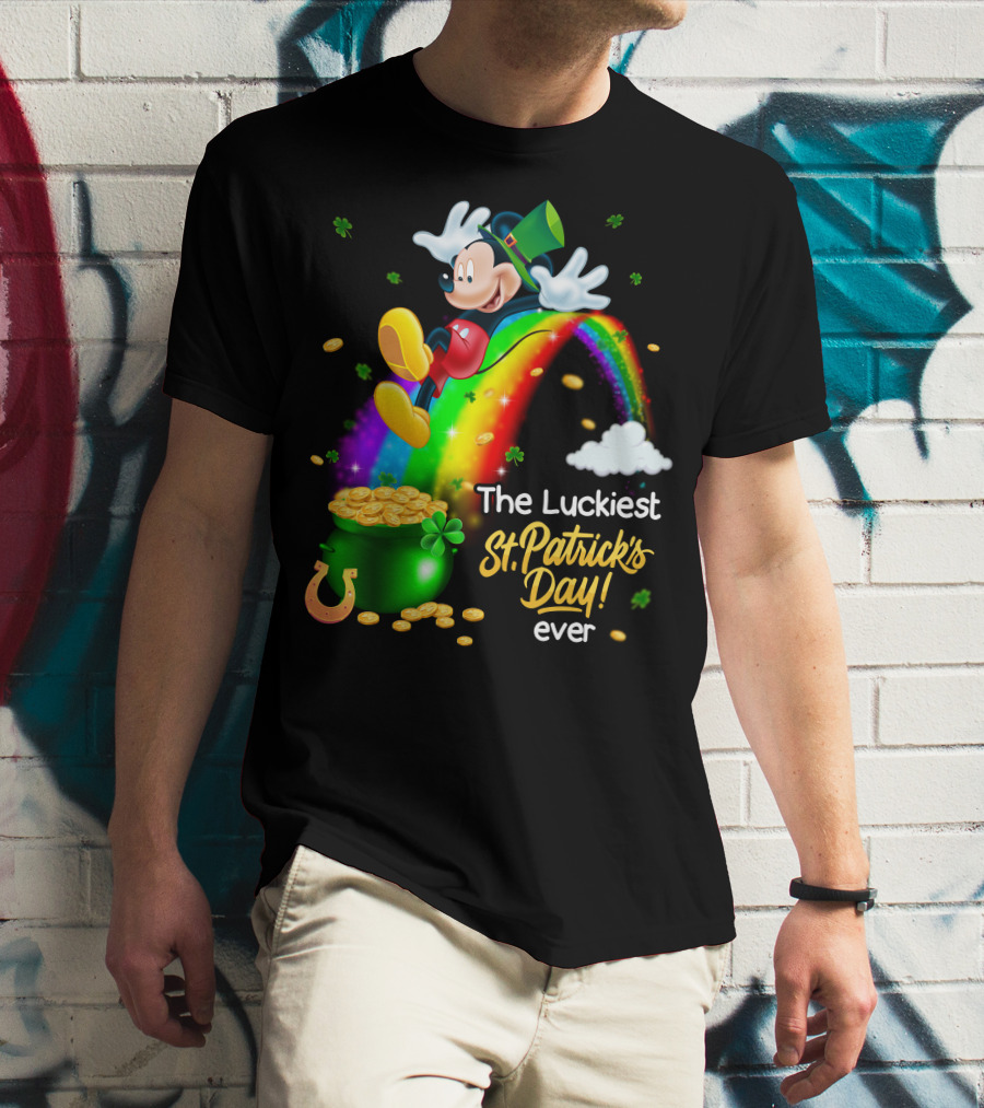 Mickey The Luckiest St. Patrick's Day Ever T-Shirt