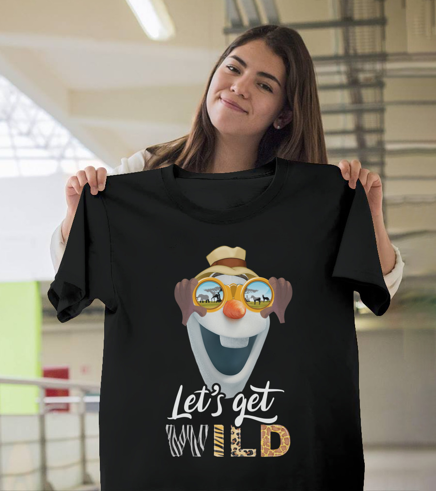 Olaf Let's Get Wild Safari Sunglasses Adventure T-Shirt
