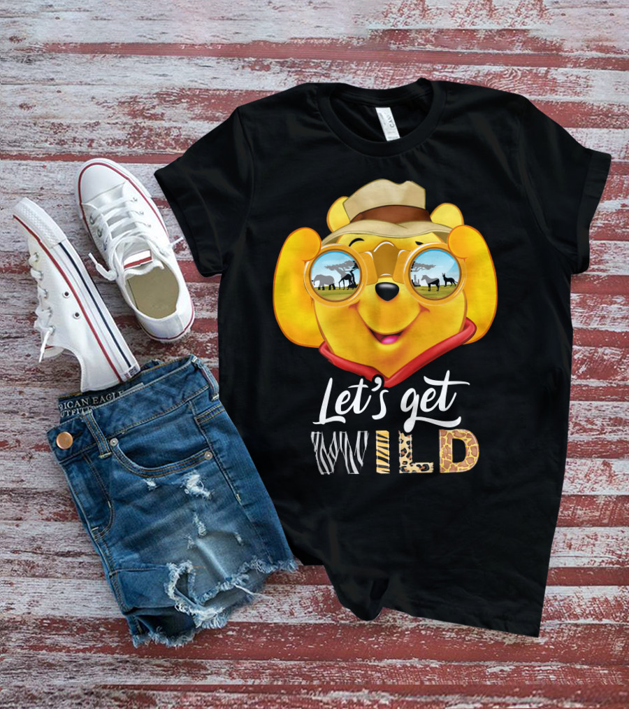 Let's Get Wild Pooh Safari Adventure T-Shirt