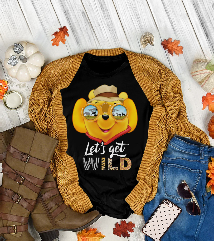 Let's Get Wild Pooh Safari Adventure T-Shirt