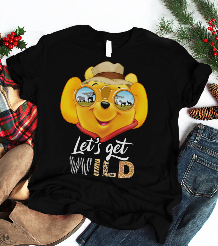 Let's Get Wild Pooh Safari Adventure T-Shirt