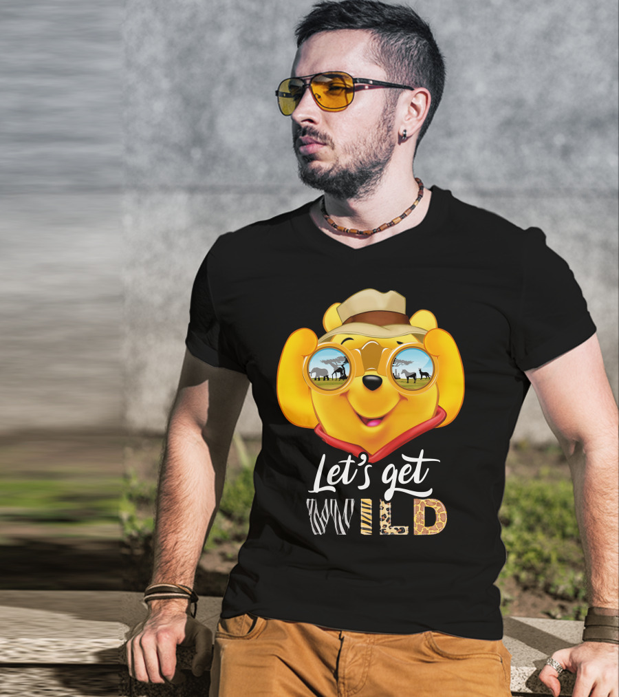 Let's Get Wild Pooh Safari Adventure T-Shirt