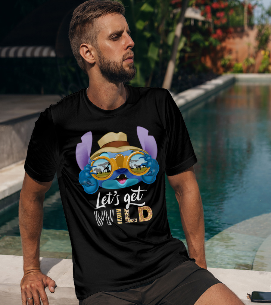 Stitch Let's Get Wild Safari Adventure T-Shirt
