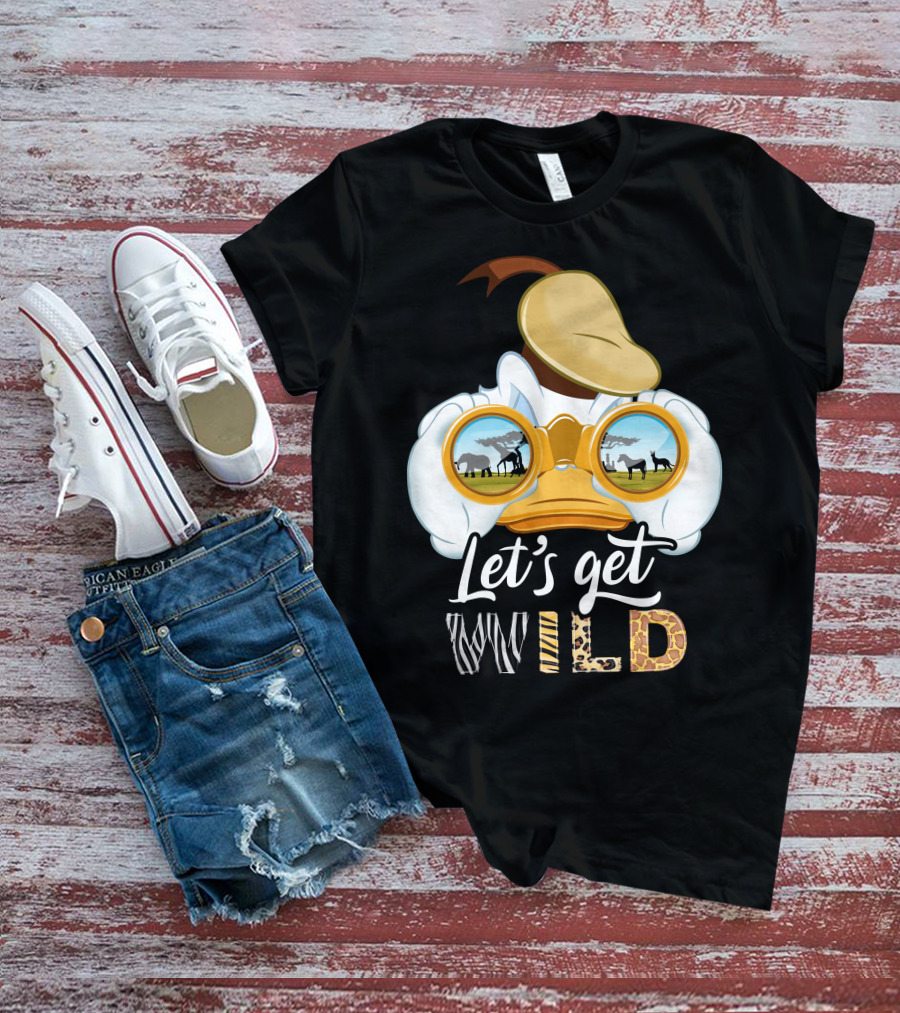 Let's Get Wild Donald Duck Safari Adventure T-Shirt