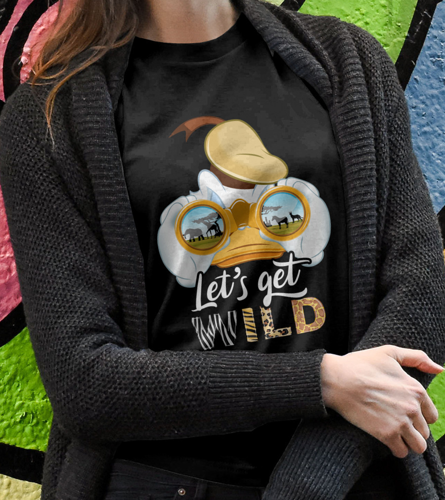 Let's Get Wild Donald Duck Safari Adventure T-Shirt