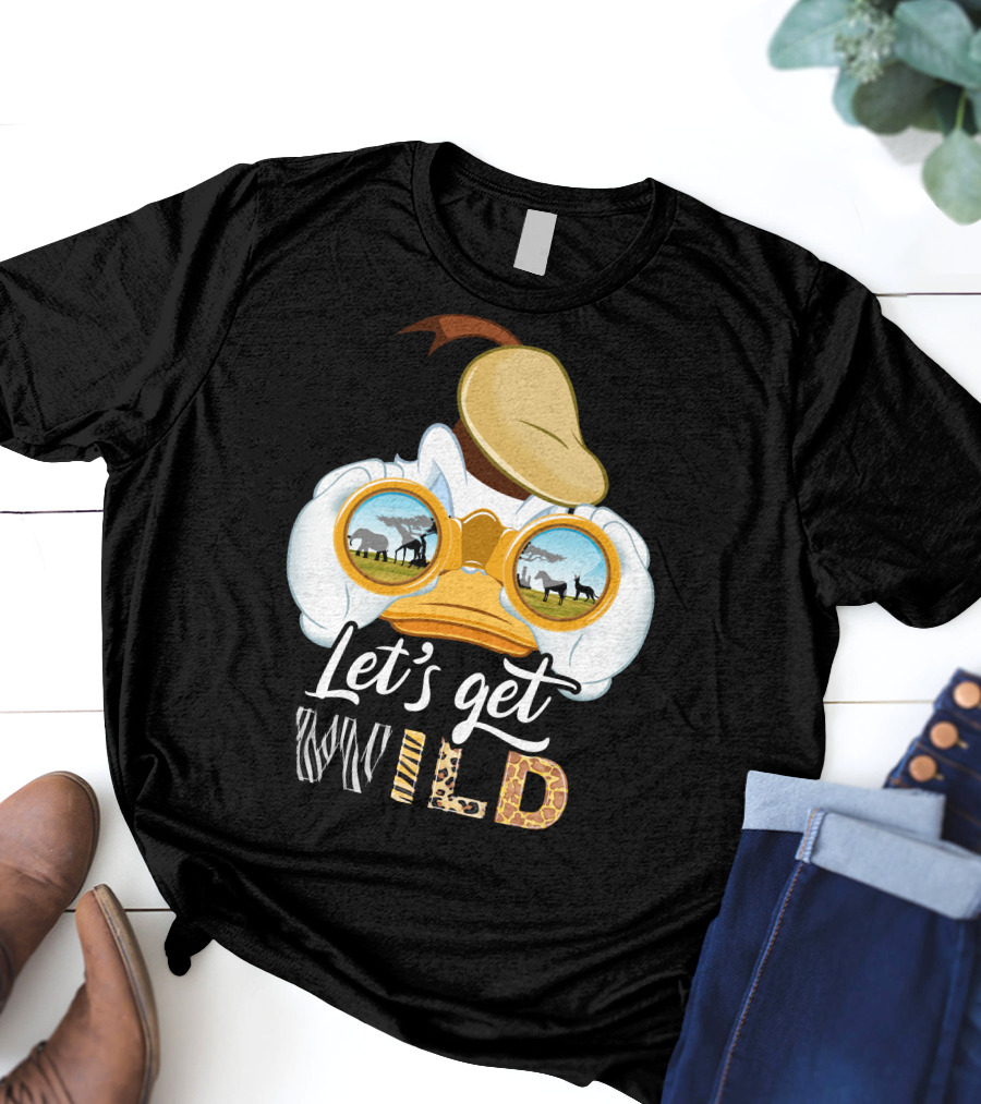 Let's Get Wild Donald Duck Safari Adventure T-Shirt