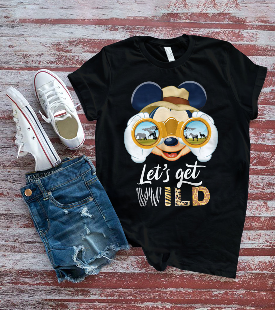 Let's Get Wild Mickey Safari Adventure T-Shirt
