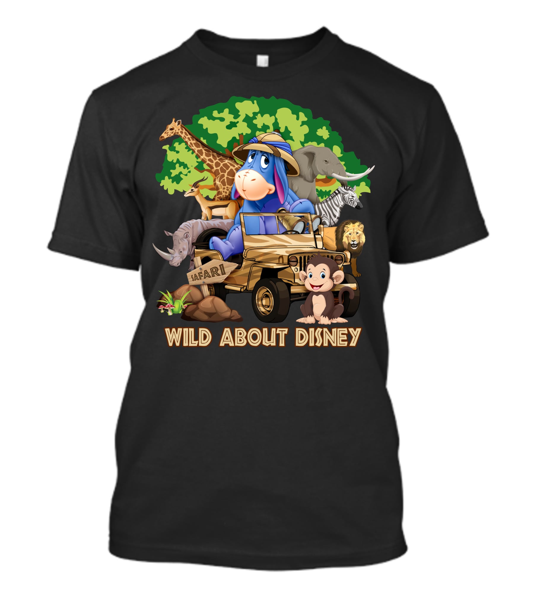 Wild About Disney Eeyore Safari Animal Adventure T-Shirt