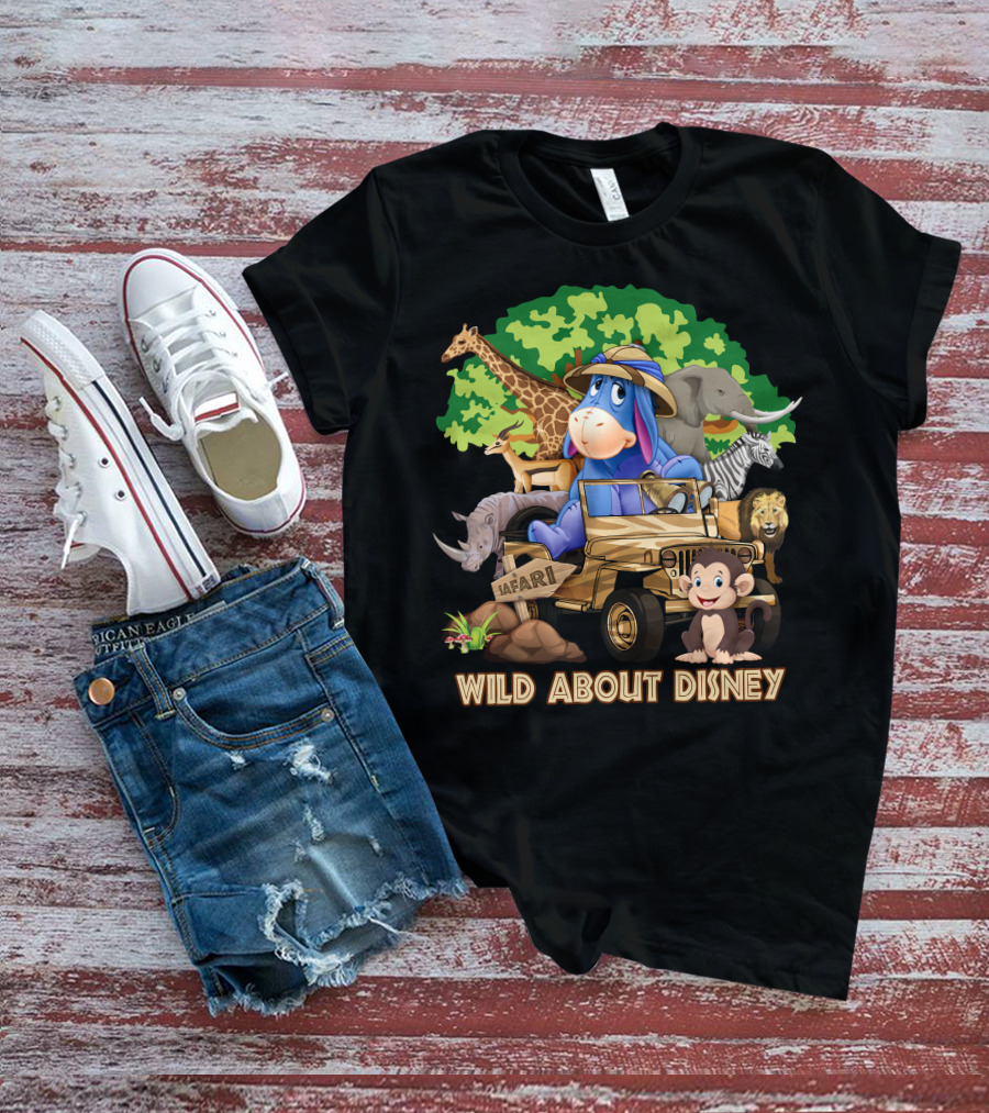 Wild About Disney Eeyore Safari Animal Adventure T-Shirt