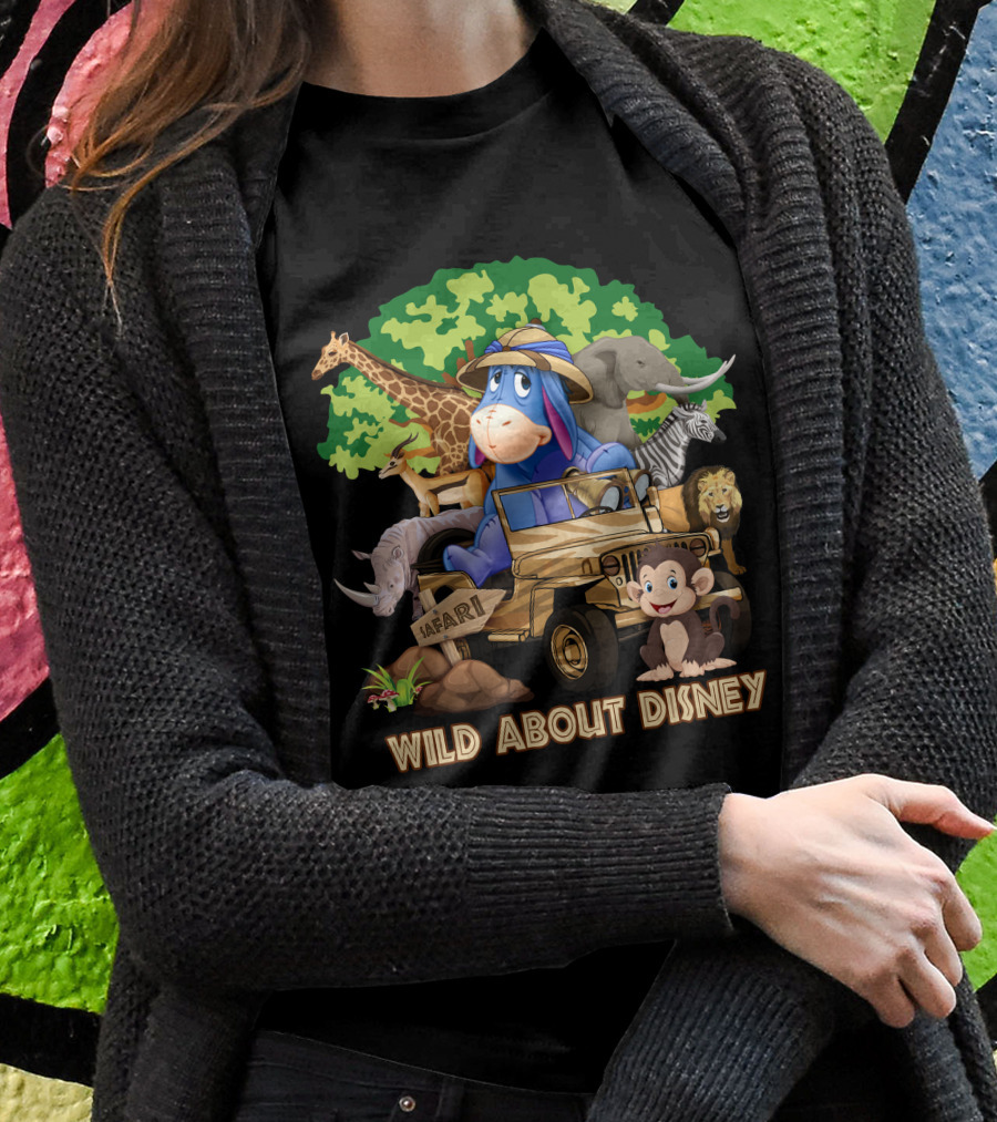 Wild About Disney Eeyore Safari Animal Adventure T-Shirt