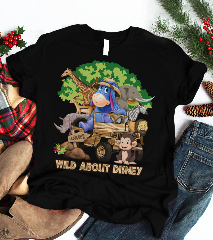 Wild About Disney Eeyore Safari Animal Adventure T-Shirt