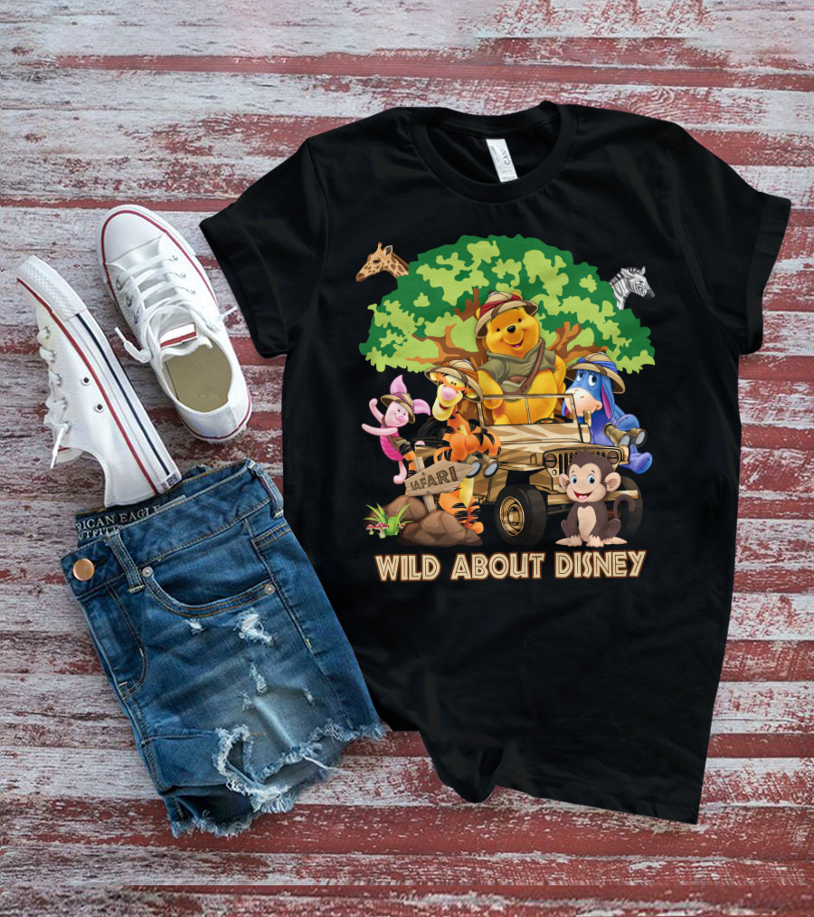 Winnie The Pooh Safari Adventure Wild About Disney T-Shirt