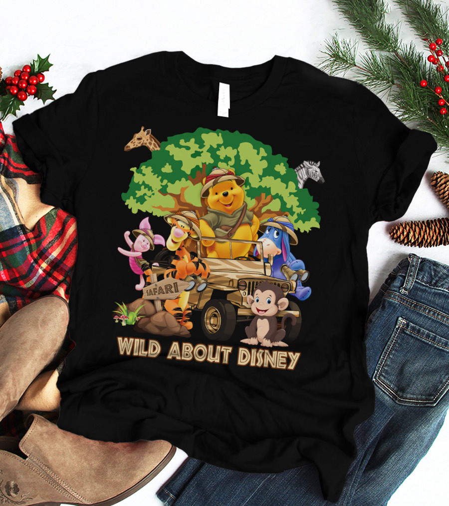 Winnie The Pooh Safari Adventure Wild About Disney T-Shirt