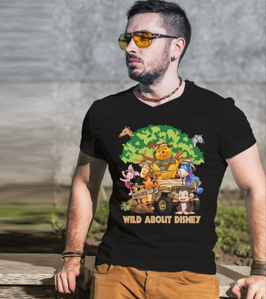 Winnie The Pooh Safari Adventure Wild About Disney T-Shirt