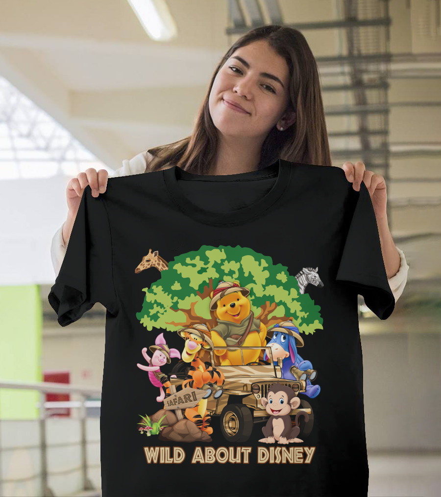 Winnie The Pooh Safari Adventure Wild About Disney T-Shirt