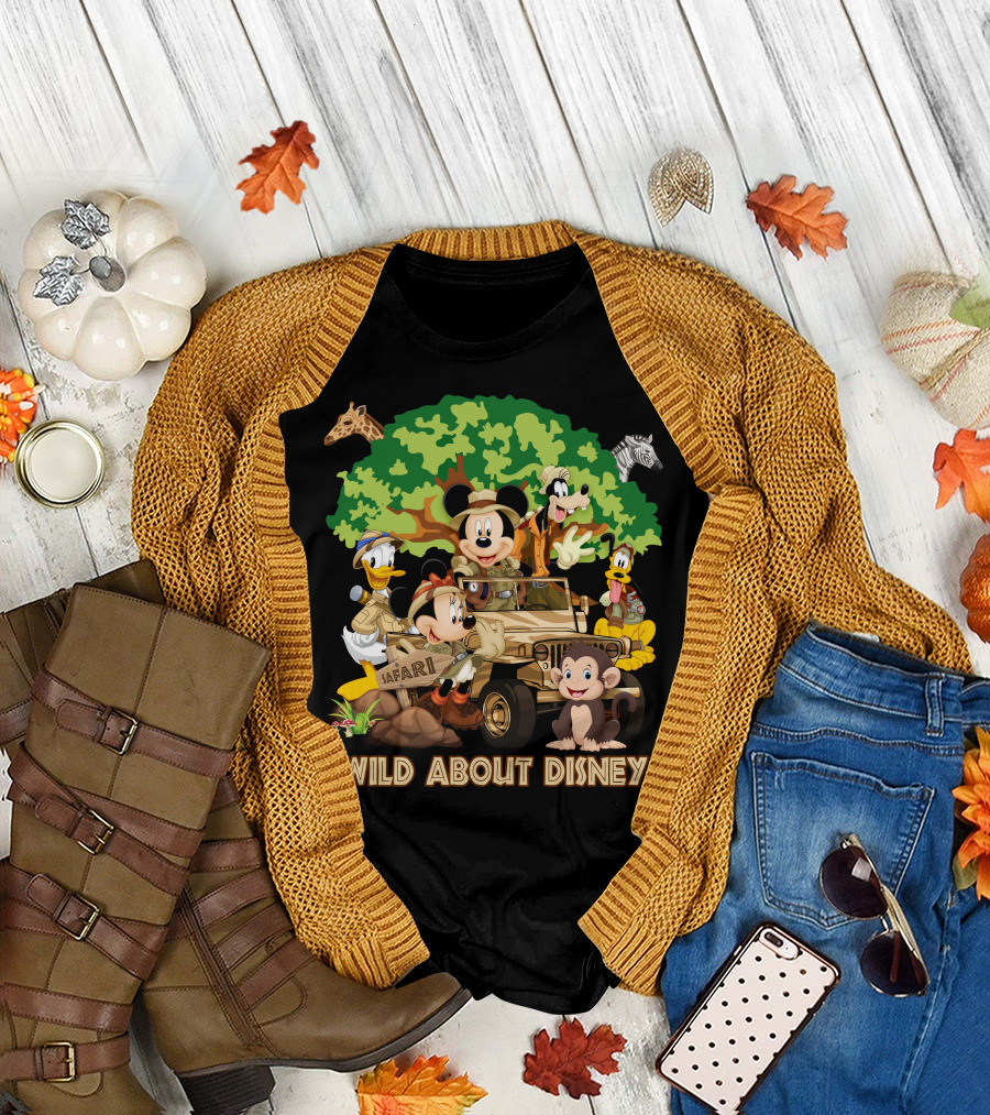 Wild About Disney Safari Mickey And Friends T-Shirt